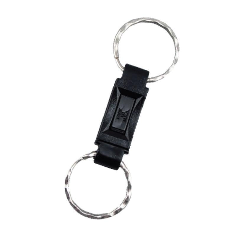 Break Away Key Ring - quick-release key ring designed for easy detachment of keys or self-defense tools in emergency situations, in white background.