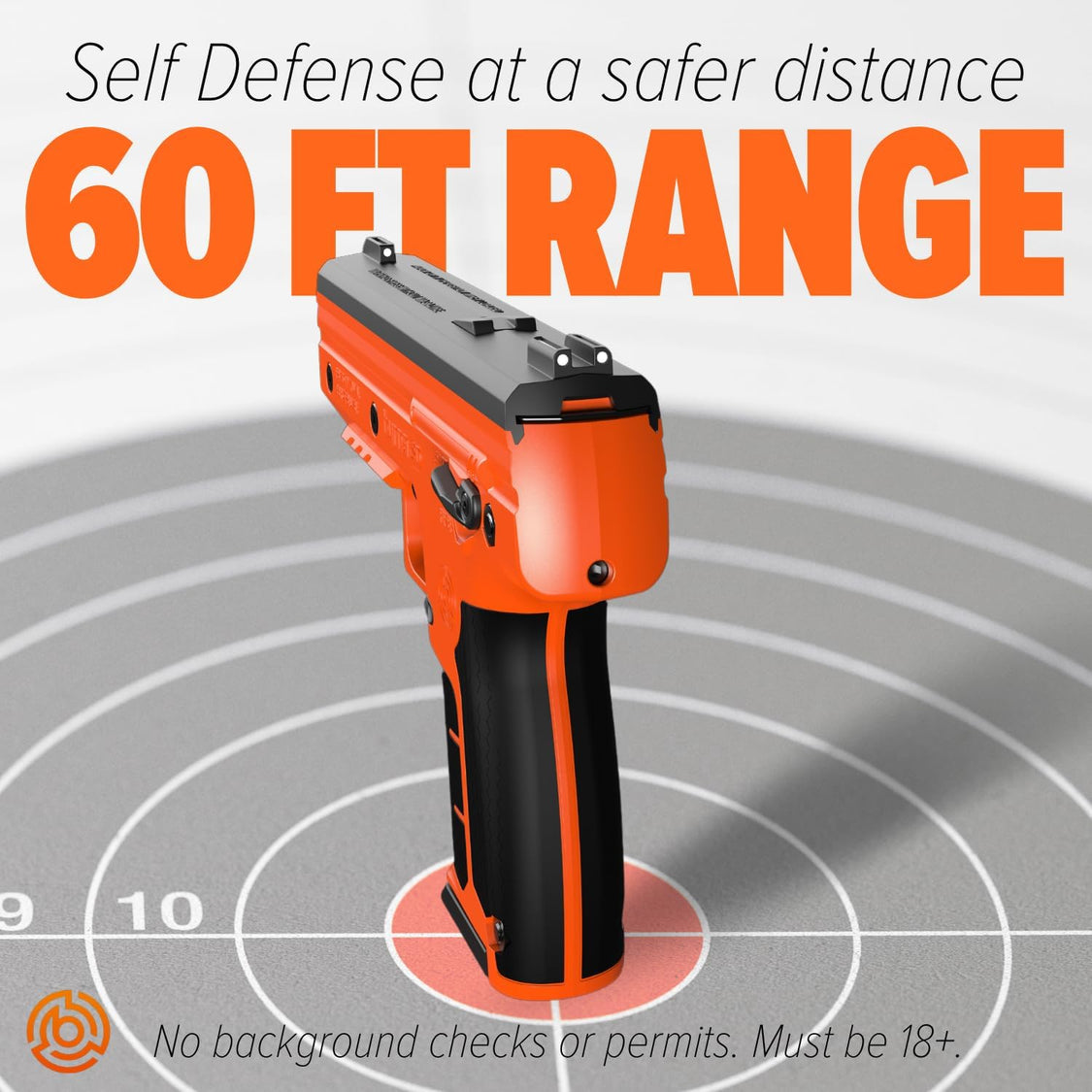 Features of Byrna SD Kinetic Non‑Lethal CA‑Legal Projectile Gun Bundle – CO₂‑powered .68 caliber launcher kit including two 5‑round magazines, two 8 g CO₂ cylinders, tubes of kinetic, eco‑kinetic, and training rounds, plus a carrying case; delivers effective non‑lethal defense out to 60 ft, ambidextrous safety, Picatinny rail, and honeycomb grip.