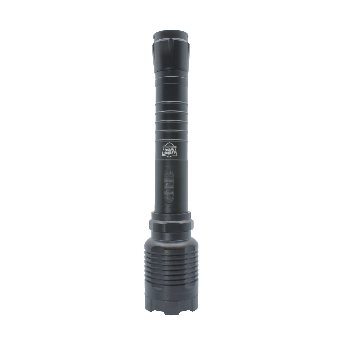 Guardian 31,000,000 Stun Gun Flashlight - compact and powerful flashlight combined with a high-voltage stun gun, designed for reliable self-defense and everyday carry, in white background.