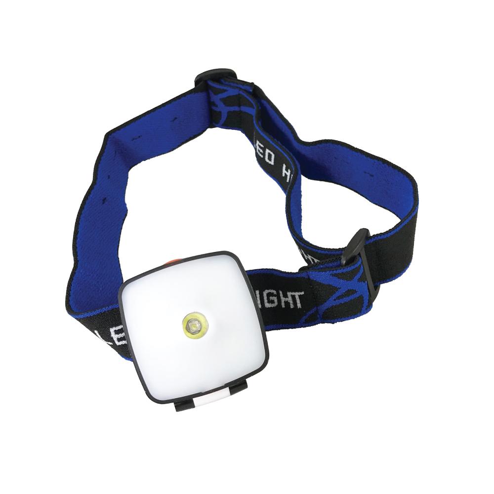 Multifunctional Rechargeable USB Headlamp - hands-free lighting solution with adjustable brightness and USB charging, perfect for outdoor and emergency use, in white background.