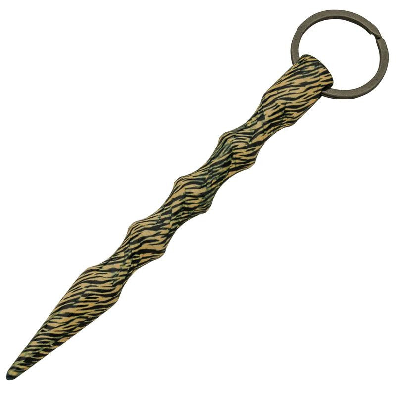 Self Defense Kubotan Key Chain – lightweight and sturdy keychain tool designed for personal protection and easy access in emergency situations, in white background.