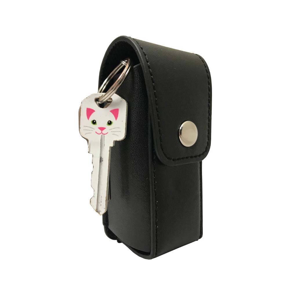 SMACK 16,000,000 Stun Gun - ultra-compact and powerful self-defense device designed to fit on a keychain for convenient everyday carry, in white background.