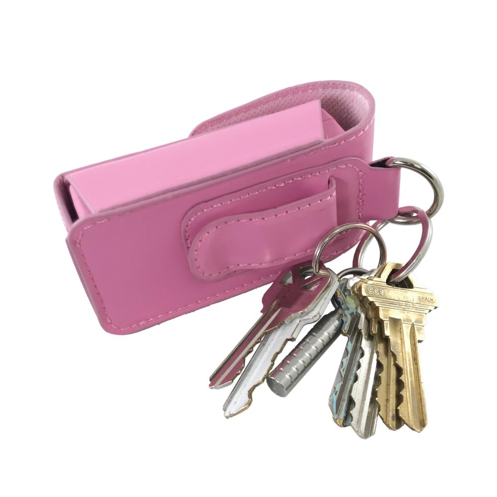 SMACK 16,000,000 Stun Gun - ultra-compact and powerful self-defense device designed to fit on a keychain for convenient everyday carry, in white background.