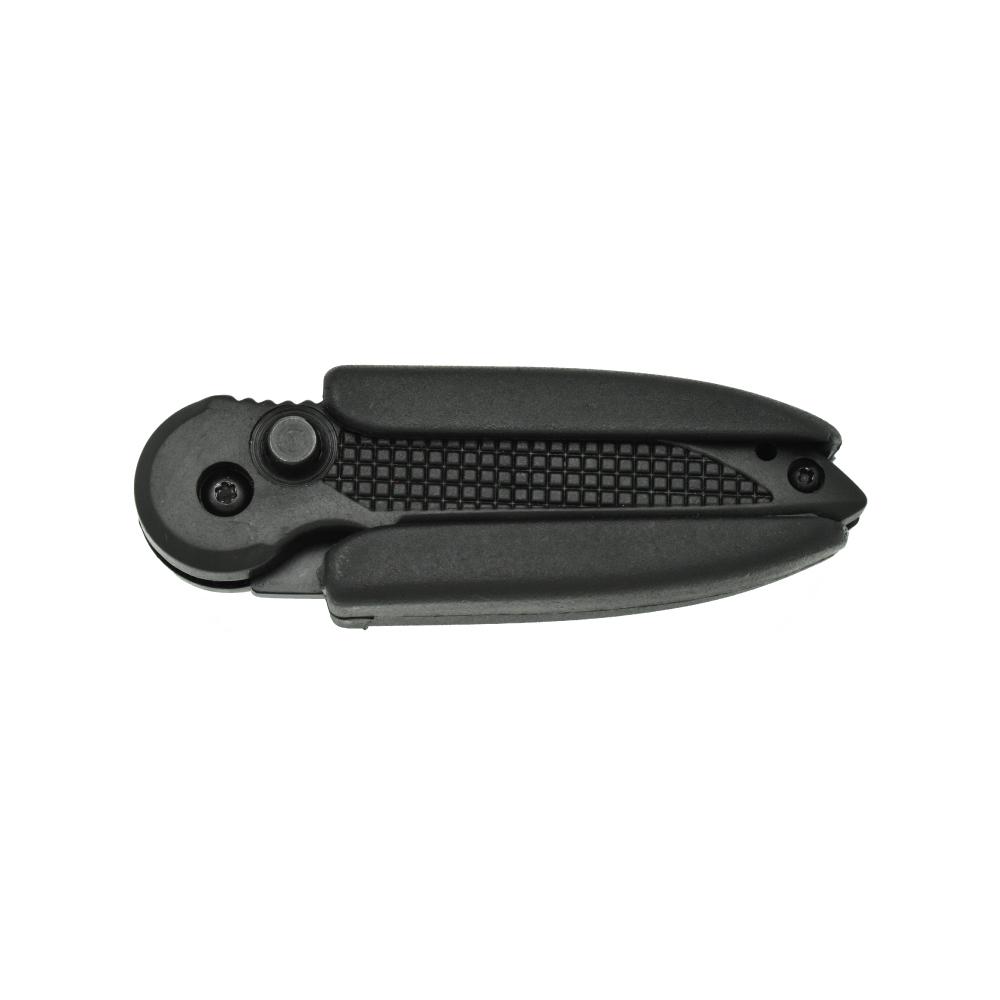 Spring Assisted 2" Knife - compact folding knife with a fast spring-assisted opening mechanism, ideal for everyday carry and quick self-defense use, in white background.