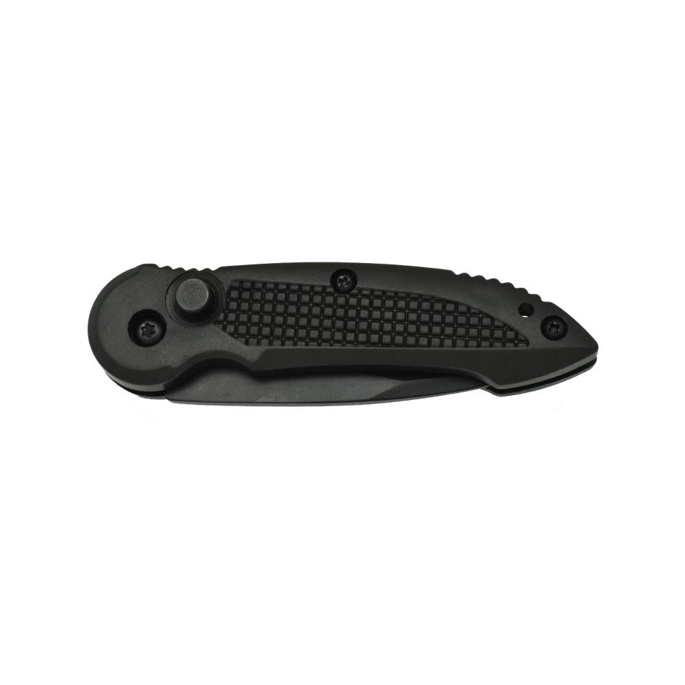 Spring Assisted 2" Knife - compact folding knife with a fast spring-assisted opening mechanism, ideal for everyday carry and quick self-defense use, in white background.