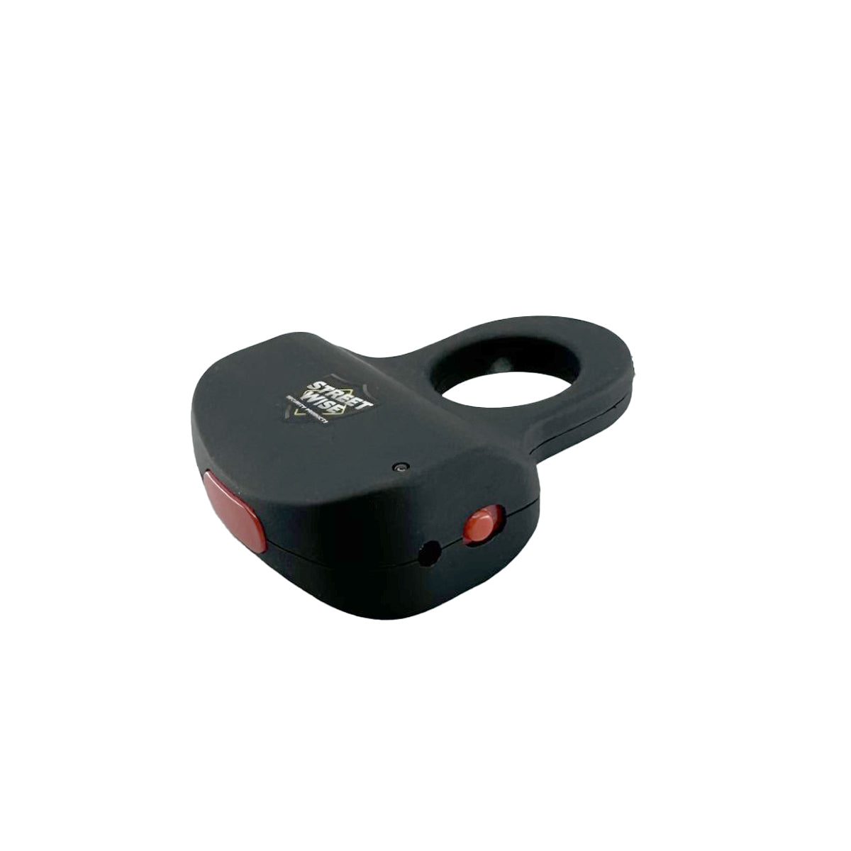 Sting Ring 18,000,000 Stun Gun - discreet and ergonomic stun device designed to fit around your fingers for quick, powerful self-defense, in white background.
