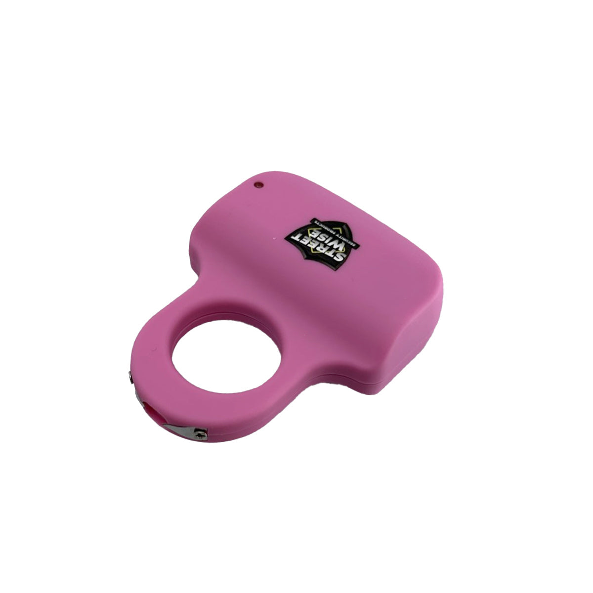 Sting Ring 18,000,000 Stun Gun - discreet and ergonomic stun device designed to fit around your fingers for quick, powerful self-defense, in white background.