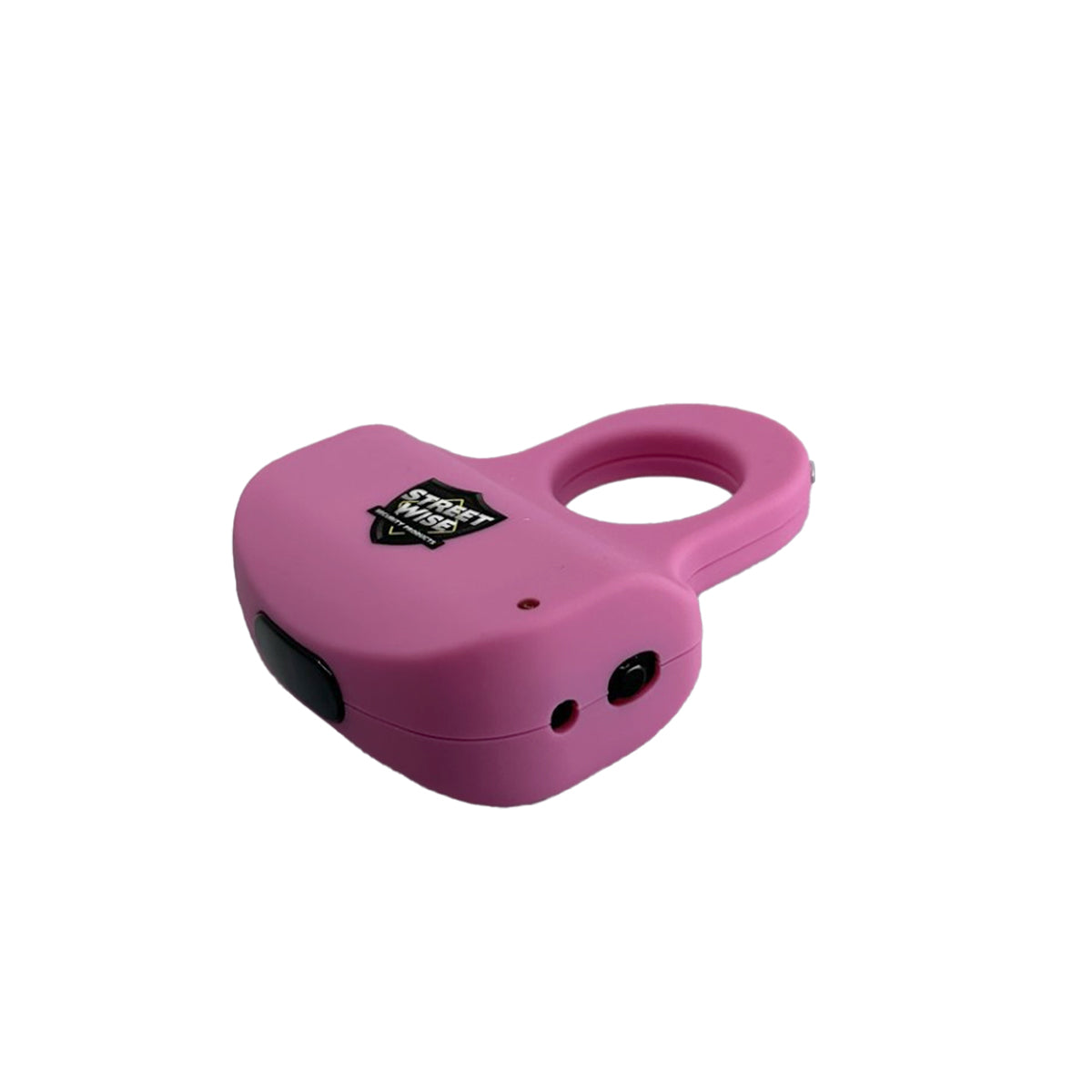 Sting Ring 18,000,000 Stun Gun - discreet and ergonomic stun device designed to fit around your fingers for quick, powerful self-defense, in white background.