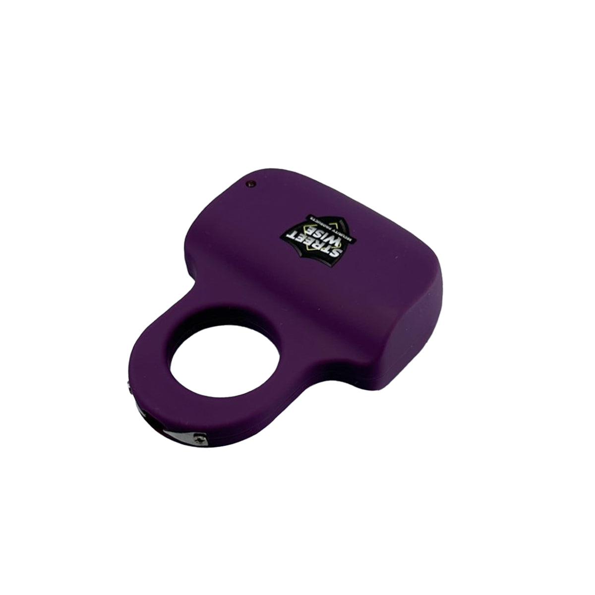 Sting Ring 18,000,000 Stun Gun - discreet and ergonomic stun device designed to fit around your fingers for quick, powerful self-defense, in white background.