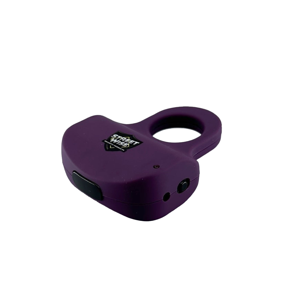Sting Ring 18,000,000 Stun Gun - discreet and ergonomic stun device designed to fit around your fingers for quick, powerful self-defense, in white background.