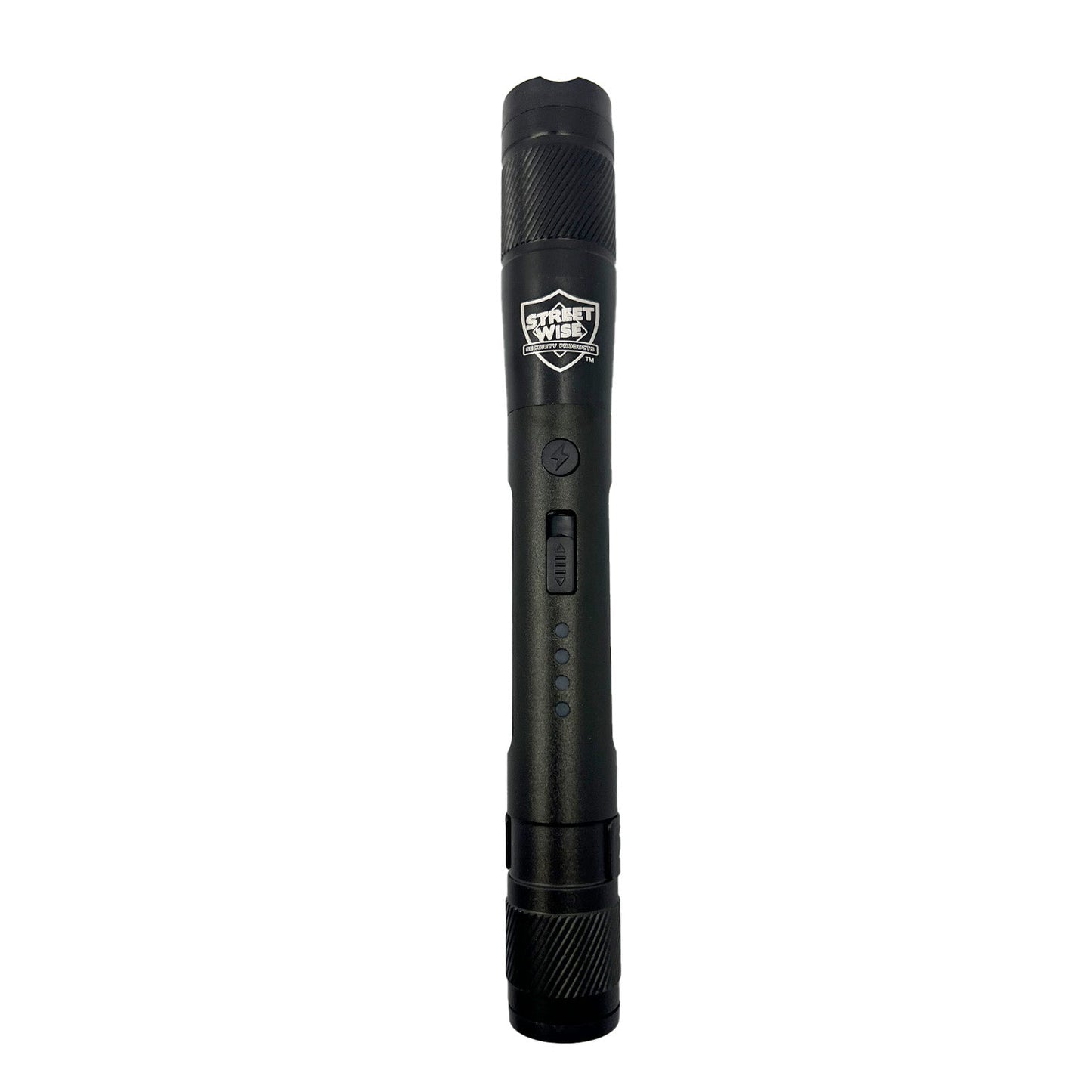 Streetlight Stun Gun 84,000,000 – high-voltage stun gun disguised as a streetlight-style flashlight, combining powerful self-defense capability with practical illumination for everyday protection, in white background.