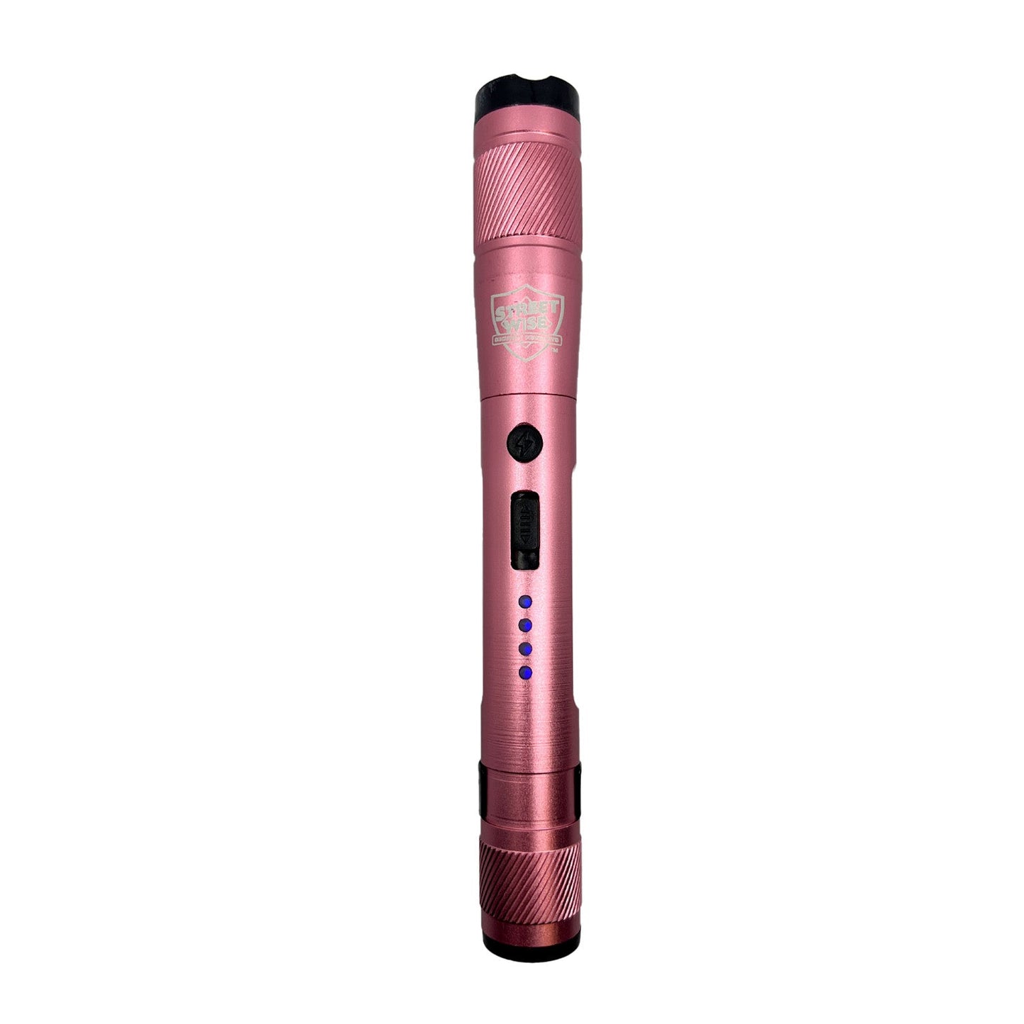 Streetlight Stun Gun 84,000,000 – high-voltage stun gun disguised as a streetlight-style flashlight, combining powerful self-defense capability with practical illumination for everyday protection, in white background.