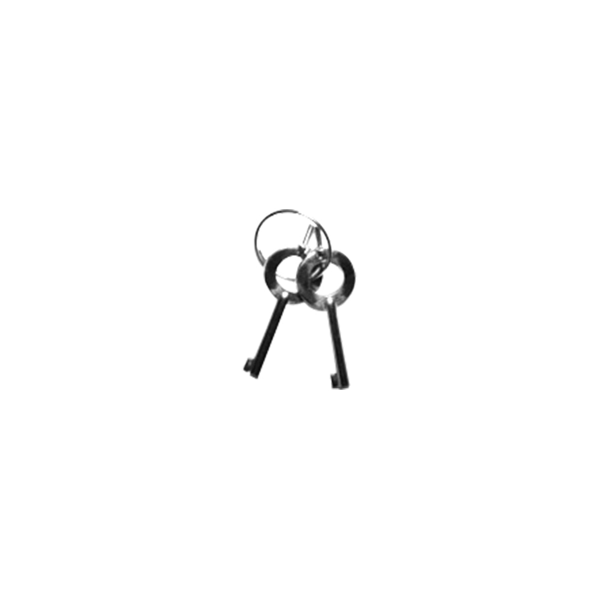 Streetwise Black Solid Steel Handcuffs – rugged nickel-plated solid steel, double-locking restraints with a push-pin mechanism to prevent overtightening, corrosion-resistant finish, includes a spare key for reliability and peace of mind, in white background.