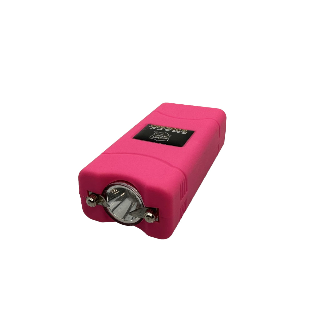Streetwise Self‑Defense Keychain Combo – compact personal safety tool that combines a loud 130 dB alarm, LED flashlight, and shock delivery device on a keychain, designed for convenient everyday carry and quick access in emergencies, in white background.