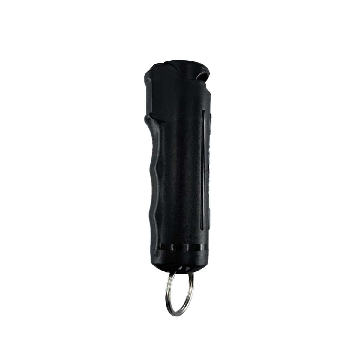 Streetwise Sticky Gel Pepper Spray – police-strength gel formula that adheres to the target for extended effect, wind-resistant, flips-top safety, 4 oz canister with up to 15 ft range, and includes dye for identification, in white background.