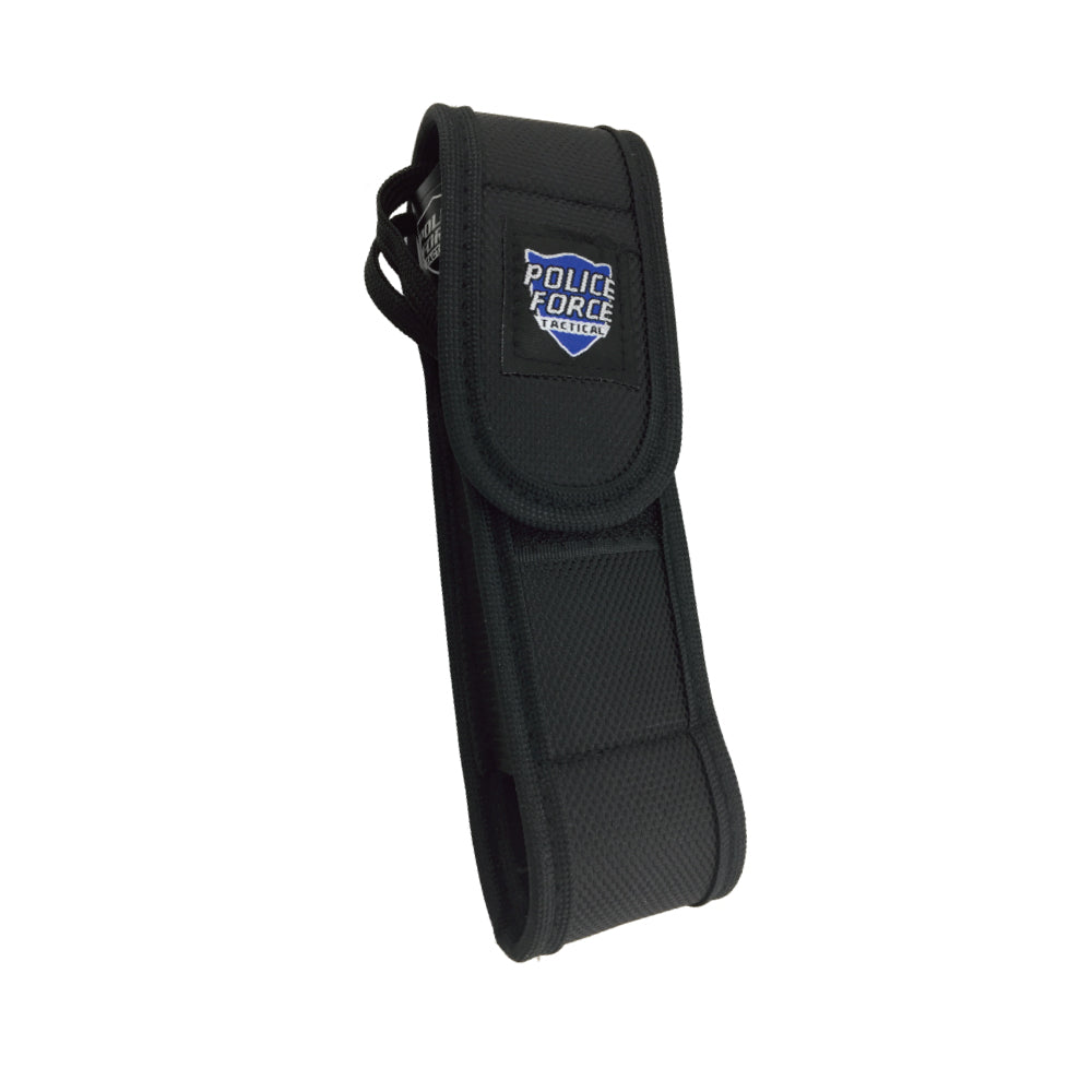 Tactical L2 LED Flashlight with Holster – high-performance flashlight featuring L2 LED technology, paired with a durable holster for secure and convenient carry, in white background.