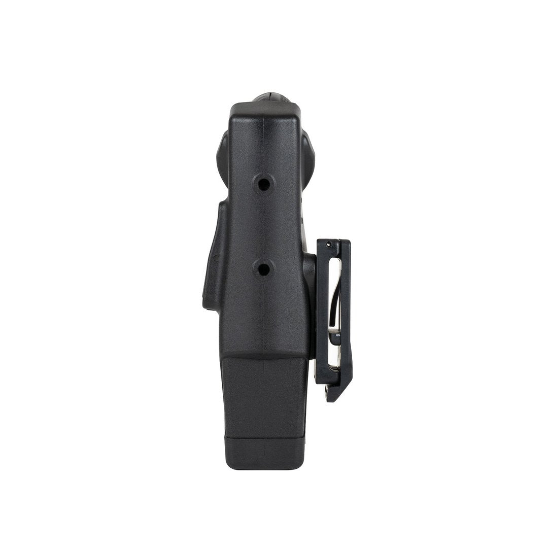 Taser X26P & X1 Level 2 Duty Holster - secure, professional-grade holster designed for law enforcement, offering enhanced retention for the Taser X26P and X1 models, in white background.