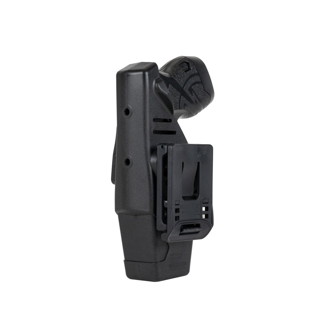 Taser X26P & X1 Level 2 Duty Holster - secure, professional-grade holster designed for law enforcement, offering enhanced retention for the Taser X26P and X1 models, in white background.