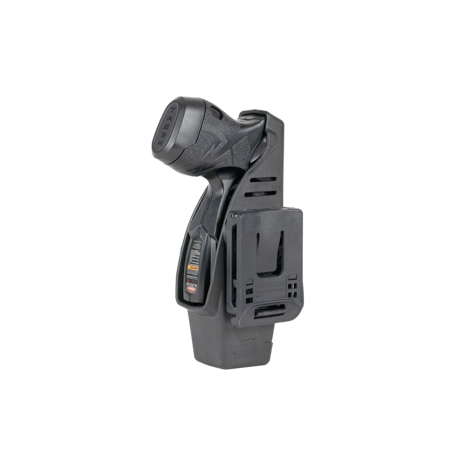 Taser X26P & X1 Level 2 Duty Holster - secure, professional-grade holster designed for law enforcement, offering enhanced retention for the Taser X26P and X1 models, in white background.