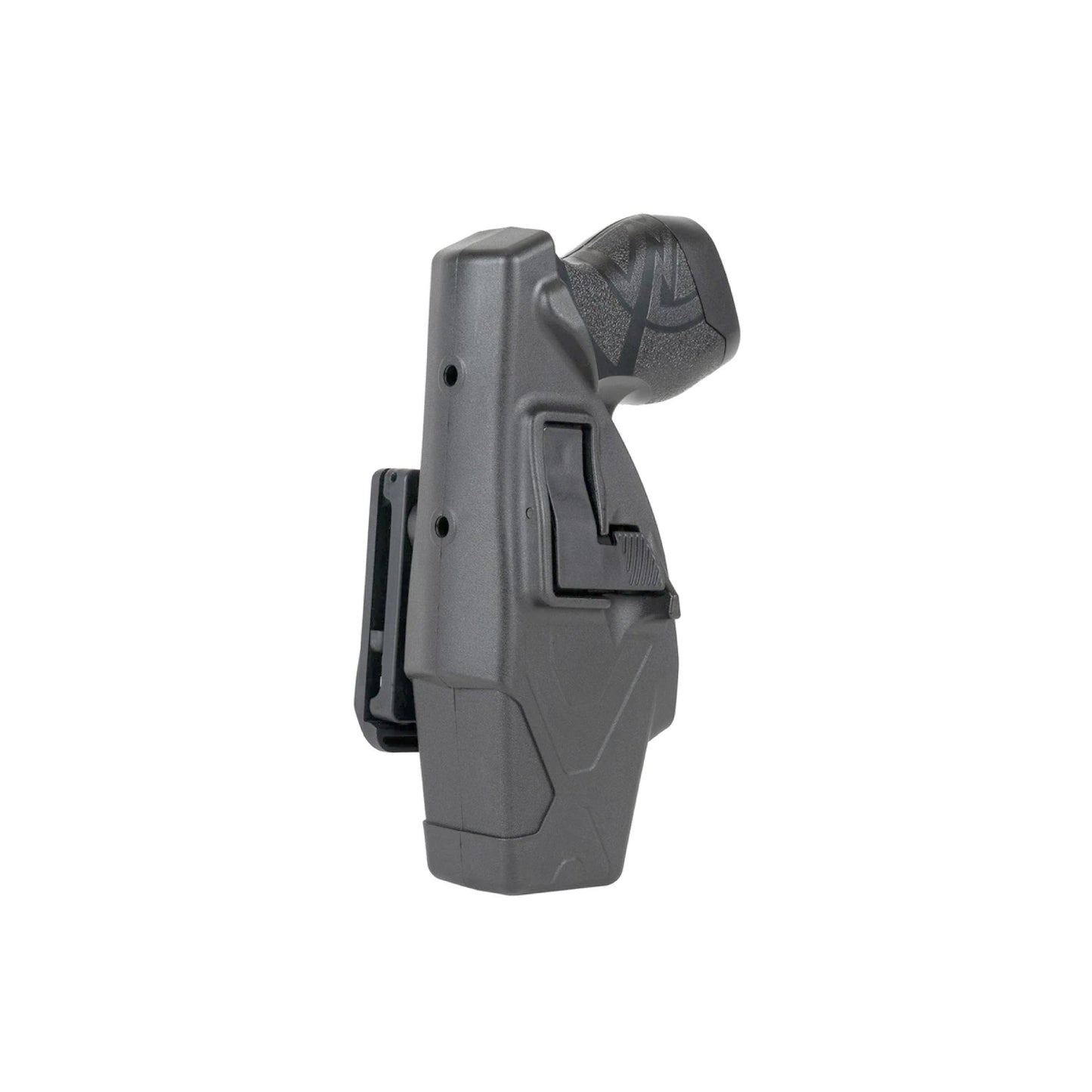 Taser X26P & X1 Level 2 Duty Holster - secure, professional-grade holster designed for law enforcement, offering enhanced retention for the Taser X26P and X1 models, in white background.
