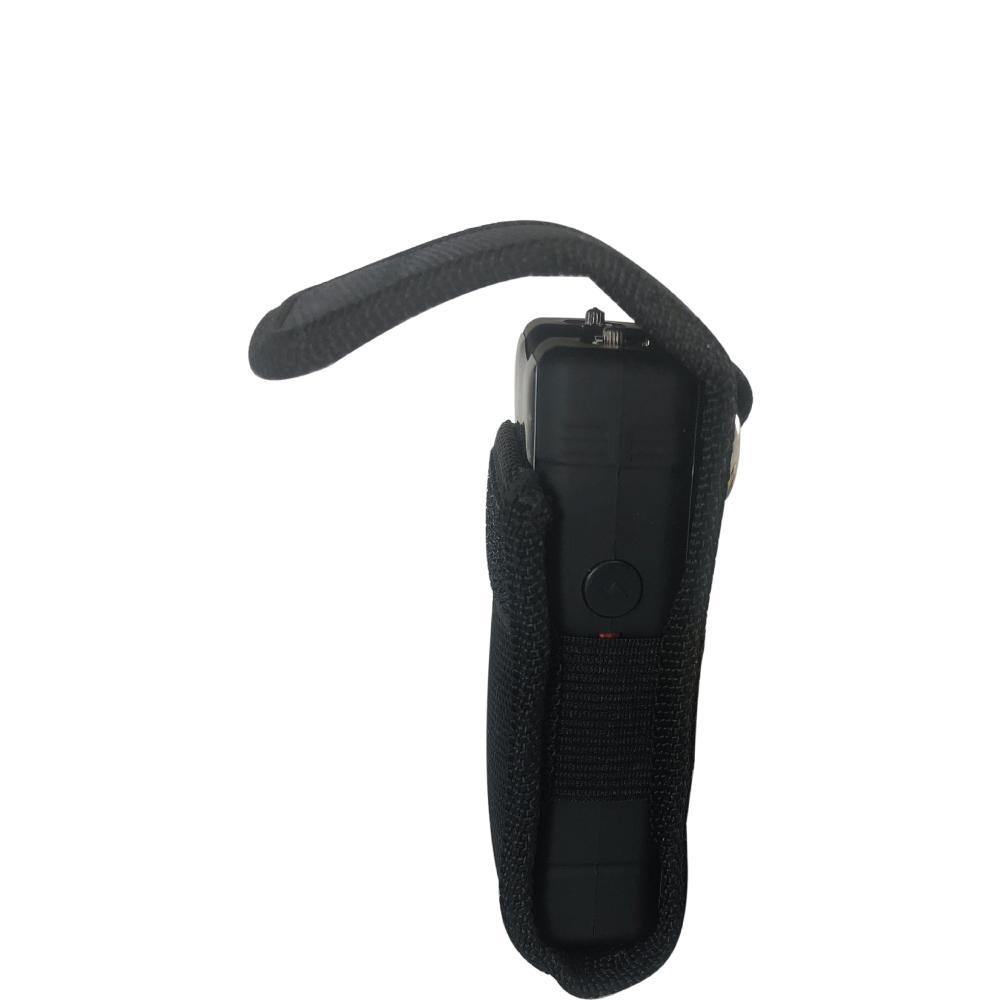 Blue Line 9,000,000 Stun Gun - compact and reliable self-defense tool featuring a high-voltage charge and a design honoring law enforcement support, in white background.