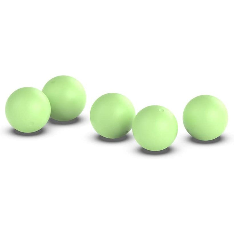 Byrna® Eco‑Kinetic 0.68 Cal Projectiles – 95-count eco‑friendly training rounds featuring biodegradable, water-soluble VI (Visual Impact) Technology that generates a visible dispersion cloud upon impact; compatible with Byrna launchers and easy to clean up after outdoor use, in white background.