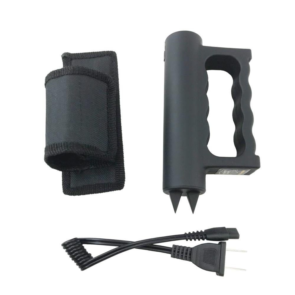 Double Down 23,000,000* Stun Gun - powerful dual-contact stun device designed for maximum stopping power and reliable personal protection, in white background.