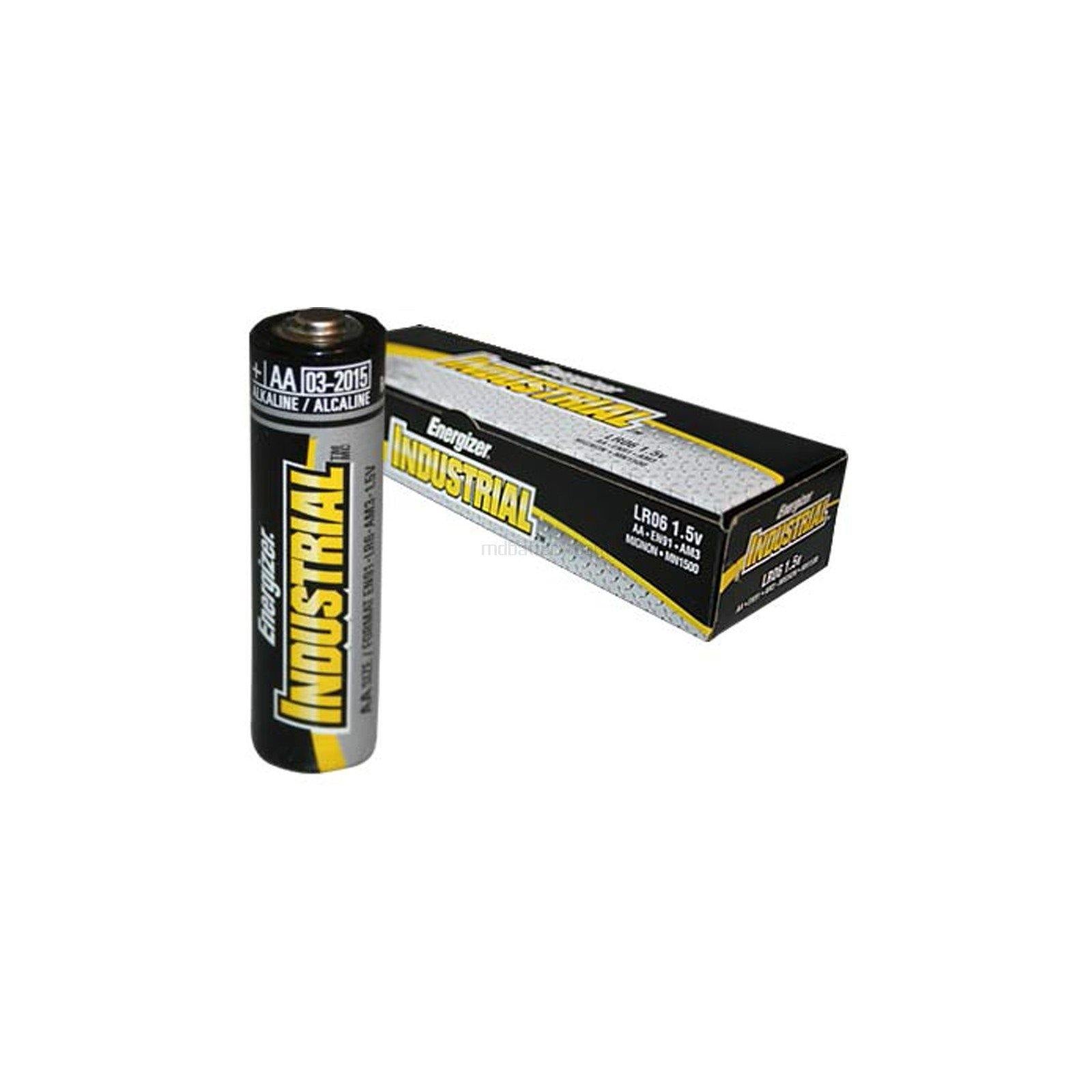 Energizer Industrial Battery - high-performance battery designed for professional and heavy-duty use in a wide range of electronic devices, in white background.