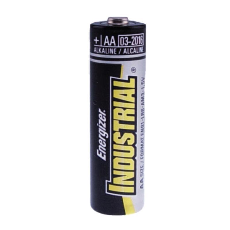 Energizer Industrial Battery - high-performance battery designed for professional and heavy-duty use in a wide range of electronic devices, in white background.