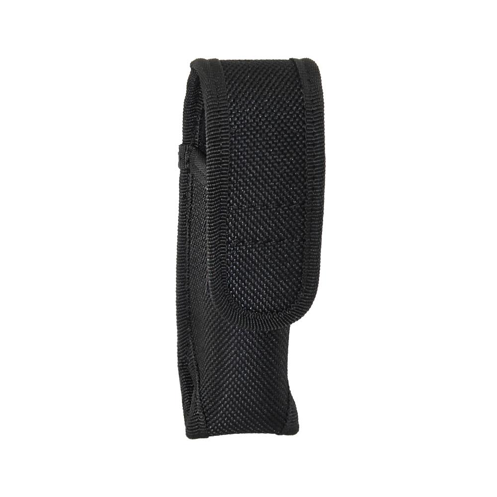 Heavy Duty Pepper Spray Holster - rugged and secure holster designed to hold and protect pepper spray canisters for quick access in self-defense situations, in white background.