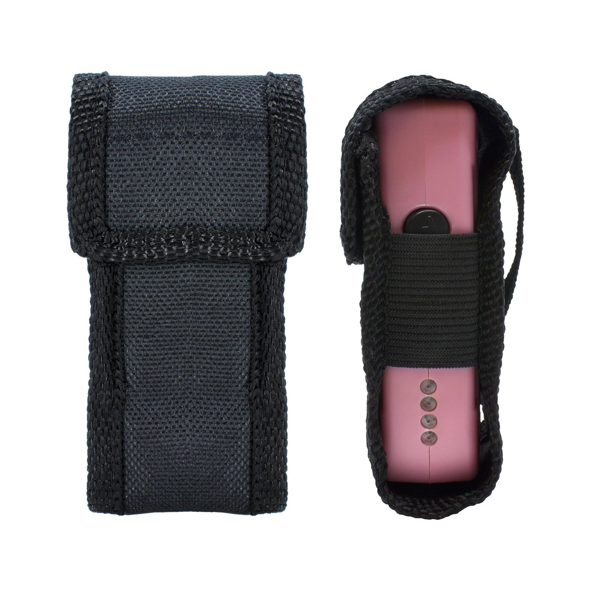 JACK 77,000,000 Stun Gun - compact and high-powered self-defense device designed for easy handling and quick response in emergencies, in white background.