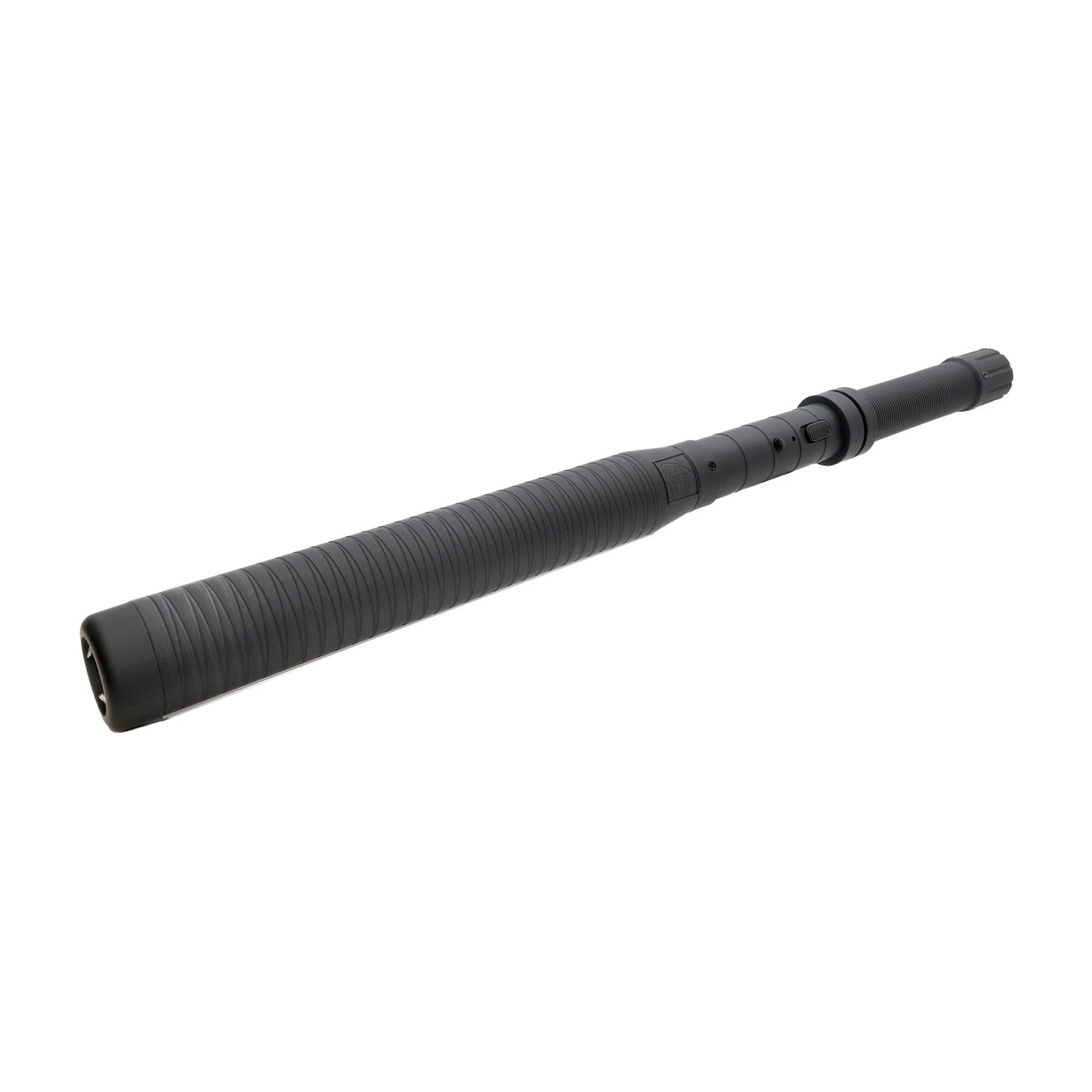 Lightning Rod 7,000,000 Stun Baton - a high-voltage self-defense baton with a long reach and built-in safety features for personal protection, in white background.