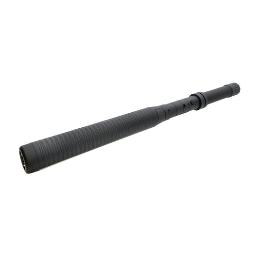 Lightning Rod 7,000,000 Stun Baton - a high-voltage self-defense baton with a long reach and built-in safety features for personal protection, in white background.