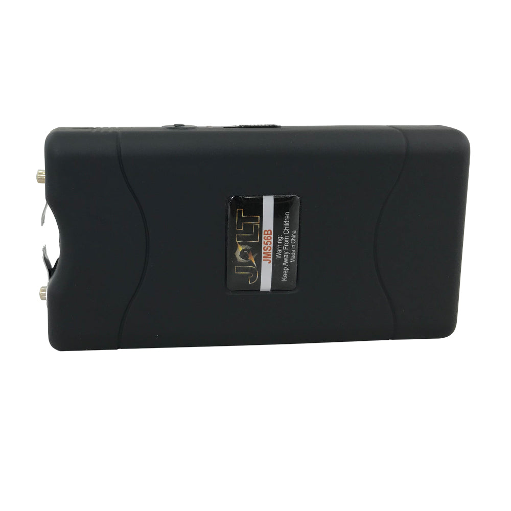 Mini 56,000,000 Stun Gun - compact and powerful self-defense device designed for easy carry and quick access during emergencies, in white background.