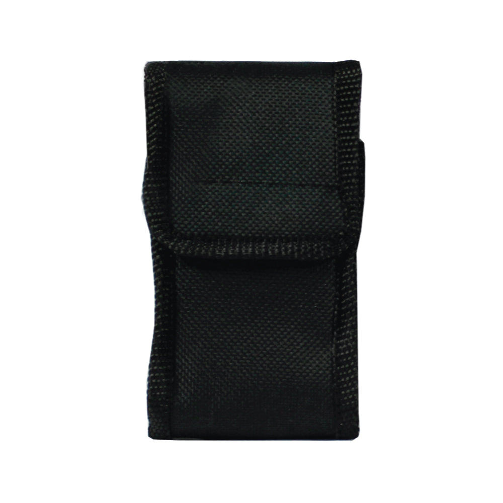 Holster for Mini 56,000,000 Stun Gun - compact and powerful self-defense device designed for easy carry and quick access during emergencies, in white background.