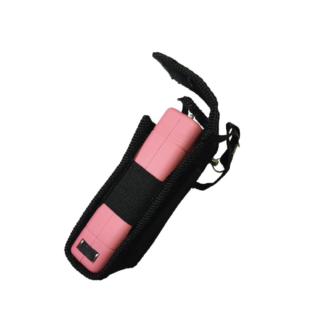Mini 86,000,000 Stun Gun - ultra-compact and powerful self-defense device designed for easy concealment fand quick access in emergency situations, in white background.