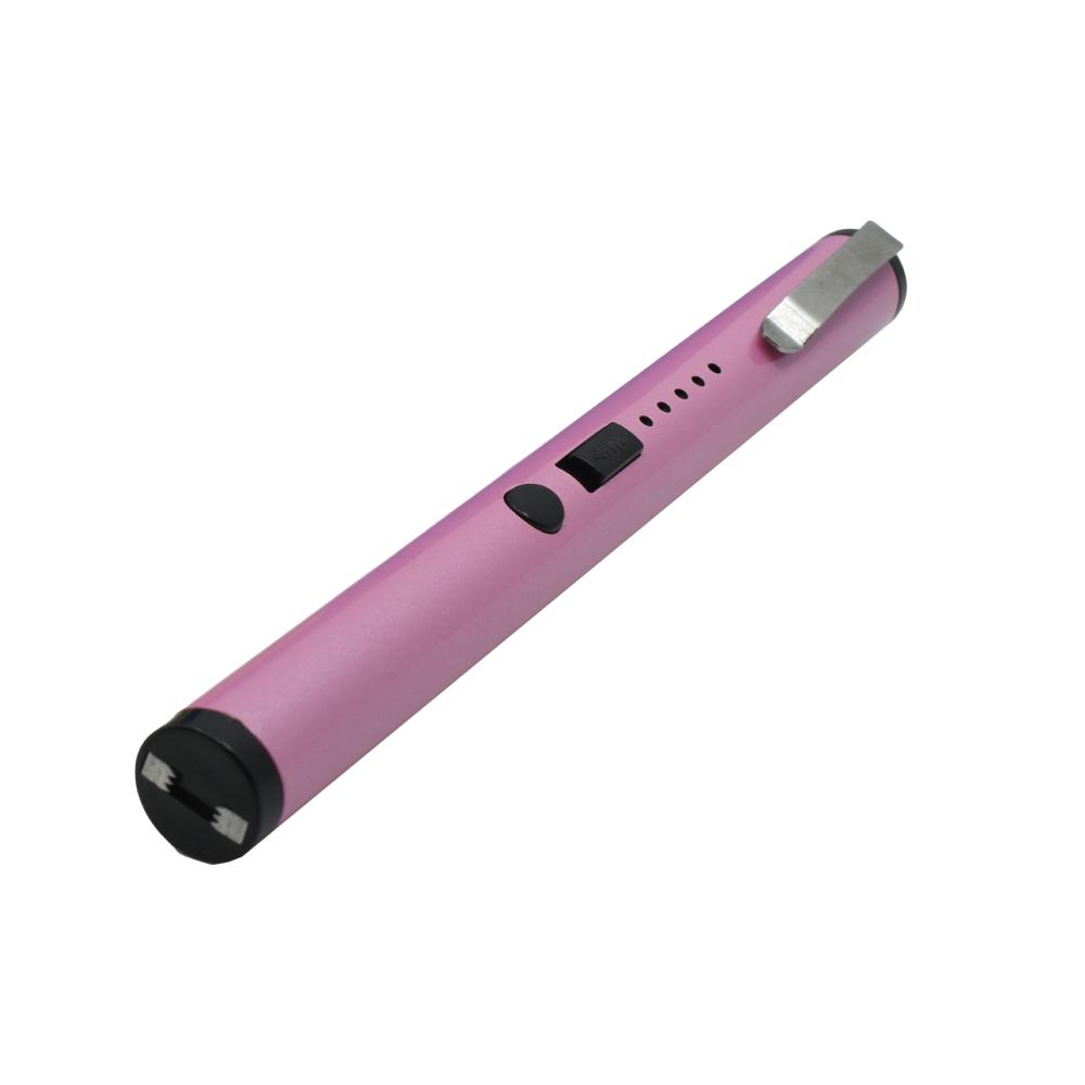 Pain Pen 25,000,000 Stun Gun - a discreet and compact self-defense device designed to look like a pen, ideal for personal protection, in white background.