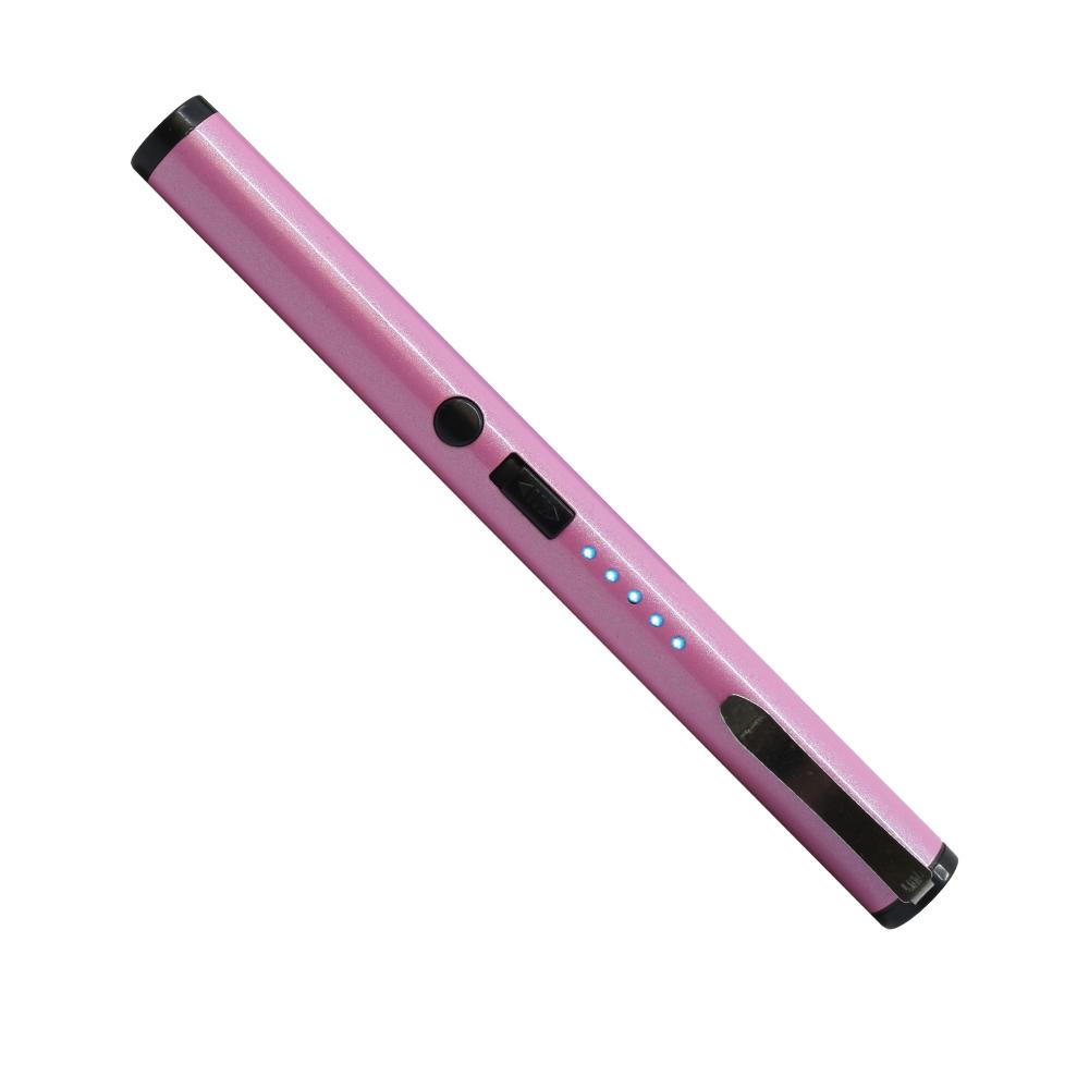 Pain Pen 25,000,000 Stun Gun - a discreet and compact self-defense device designed to look like a pen, ideal for personal protection, in white background.