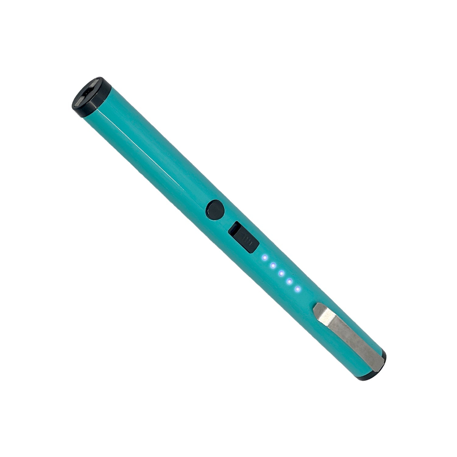 Pain Pen 25,000,000 Stun Gun - a discreet and compact self-defense device designed to look like a pen, ideal for personal protection, in white background.