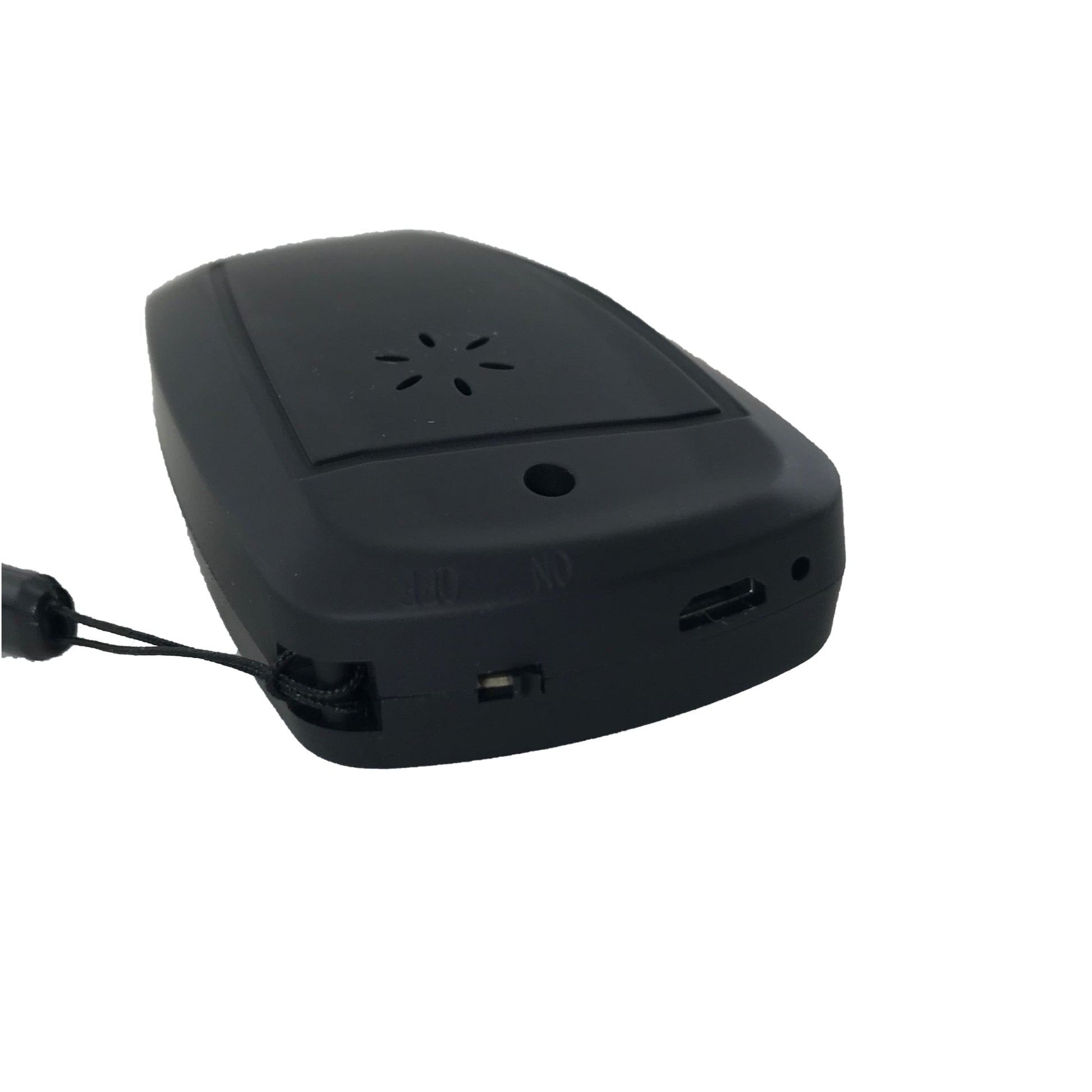 Razoer 23,000,000 Stun Gun - sleek and powerful self-defense tool with a slim design, combining high voltage output with easy protability, in white background.