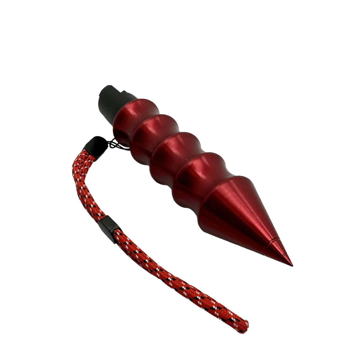 Self‑Defense Hammer Spray – dual-action self-defense tool featuring a military‑grade aluminum kubotan with integrated pepper spray and striking tip, designed for both close‑quarters hammer strikes and up to 7 ft ranged sprays. Includes wrist strap, UV dye, DNA‑collecting grooves, and refillable 0.5 oz canister, in white background.