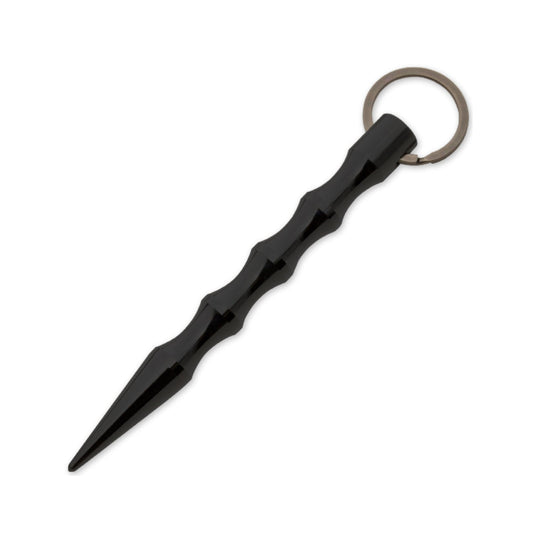 Self Defense Kubotan Key Chain – lightweight and sturdy keychain tool designed for personal protection and easy access in emergency situations, in white background.