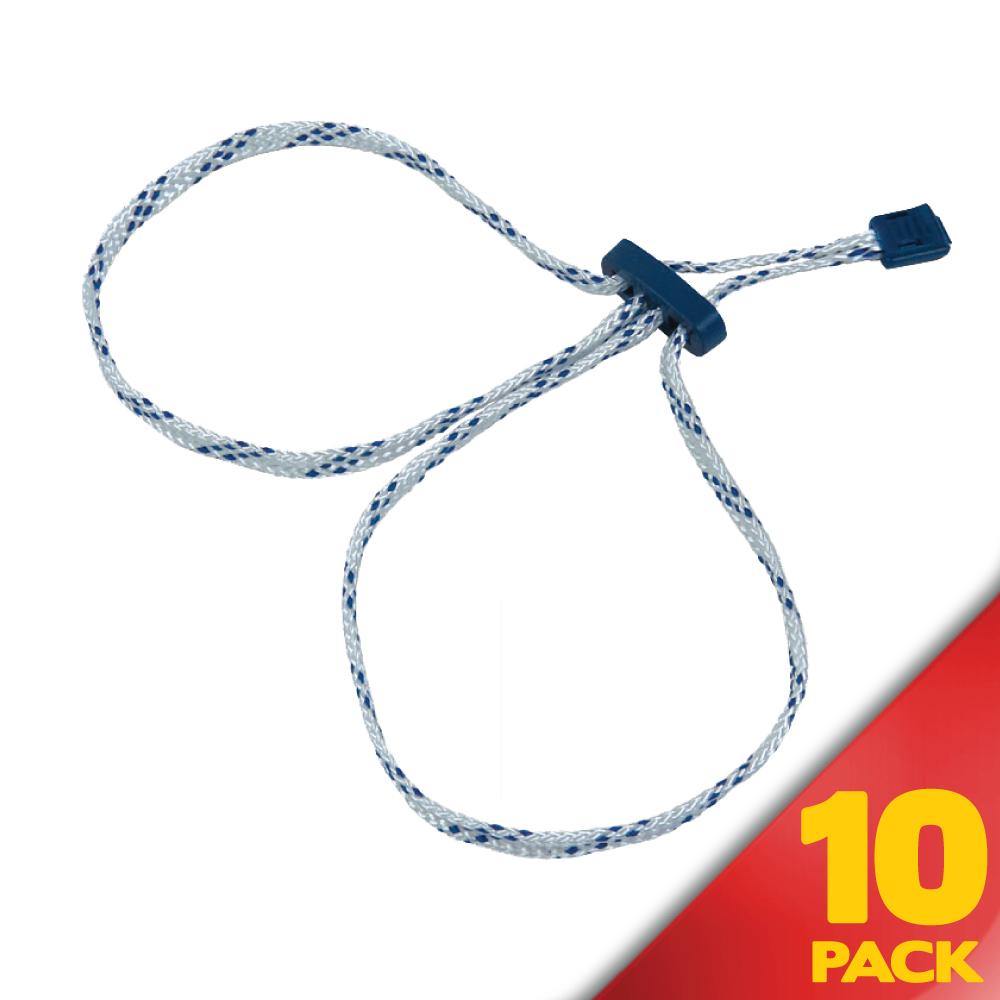 Single Use Quick Cuffs 10 Pack - disposable and durable restraining cuffs designed for law enforcement, security, and emergency use, in white background.