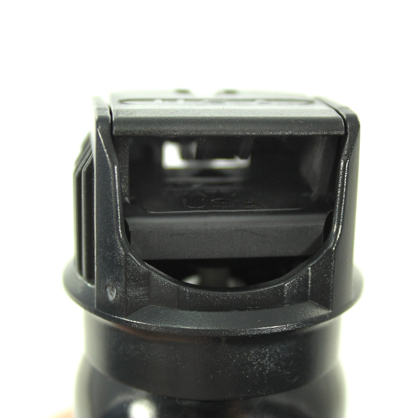 Close-up of Streetwise 18 pepper spray, 3oz flip-top design, effective personal defense tool, on a white background.