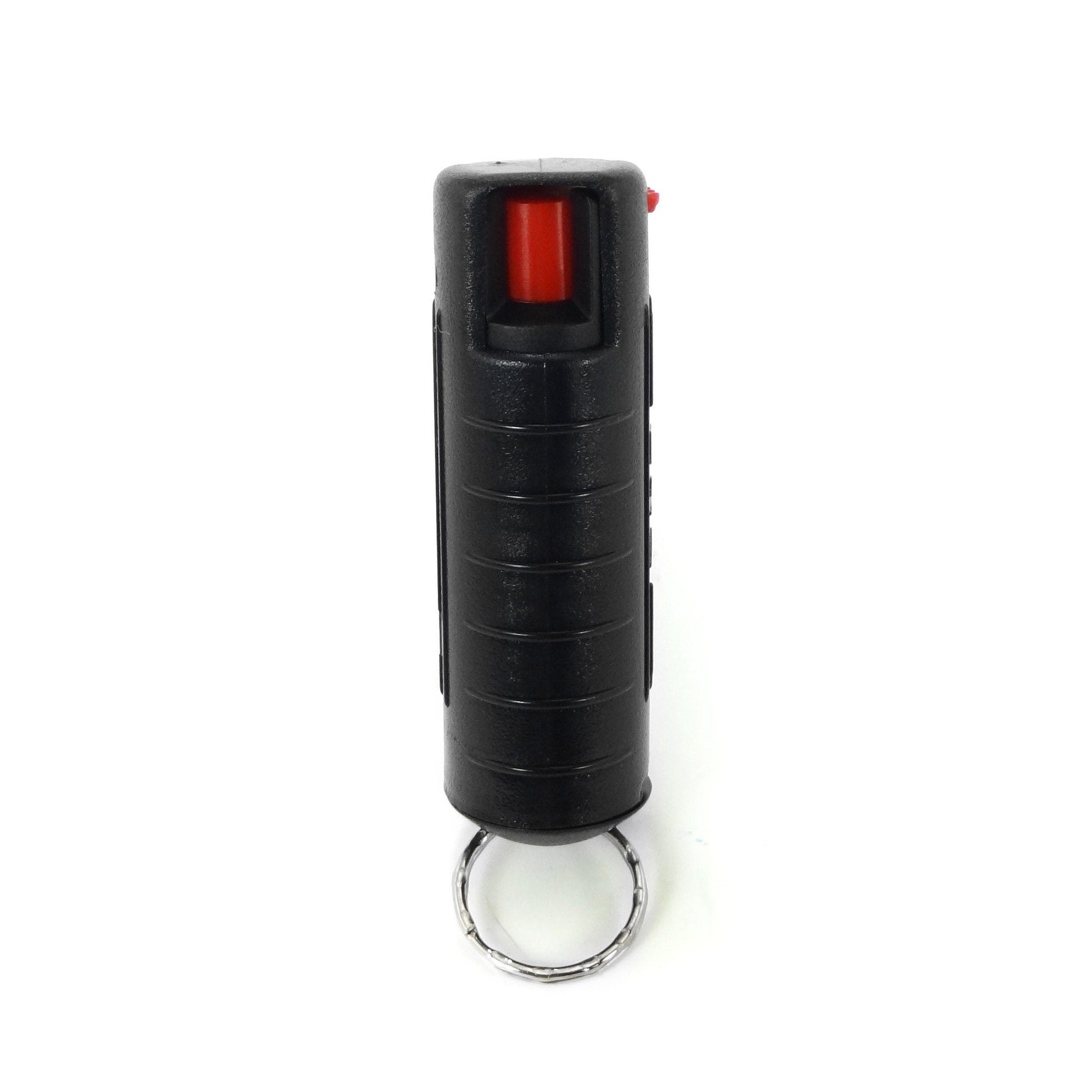 Streetwise 18 Stream Pepper Spray in 0.5oz Hard Case - compact personal defense spray with safety lock, in white background.