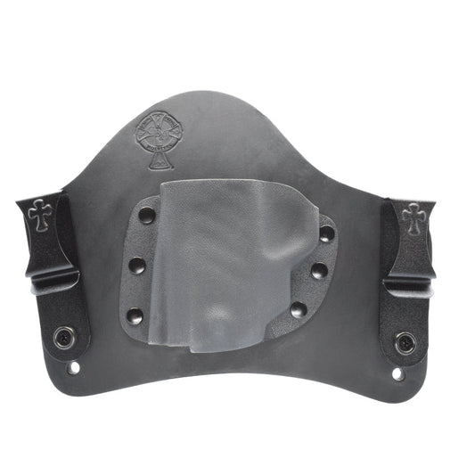 Supertuck IWB Left-Handed Holster - comfortable and durable inside-the-waistband holster designed for secure concealed carry for left-handed users, in white background.