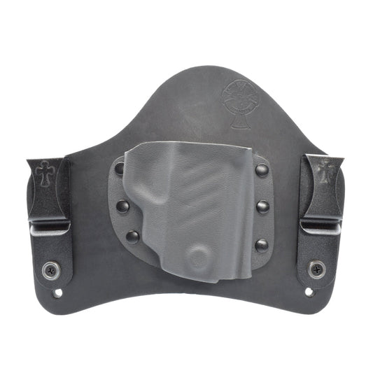 Supertuck IWB Right-Handed Holster - comfortable and durable inside-the-waistband holster designed for secure concealed carry for right-handed users, in white background.