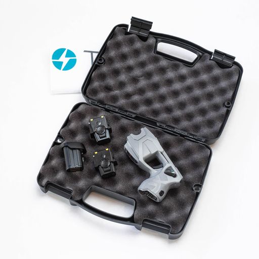 TASER® X1 Professional Series – high-performance conducted energy weapon designed for law enforcement and professional security use, offering reliable stopping power, inside case, in white background.