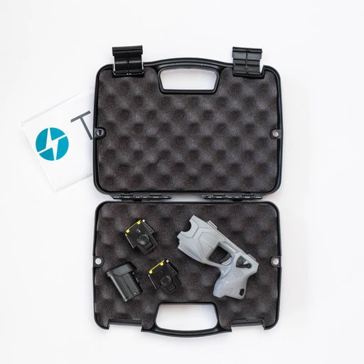 TASER® X1 Professional Series – high-performance conducted energy weapon designed for law enforcement and professional security use, offering reliable stopping power, inside case, in white background.