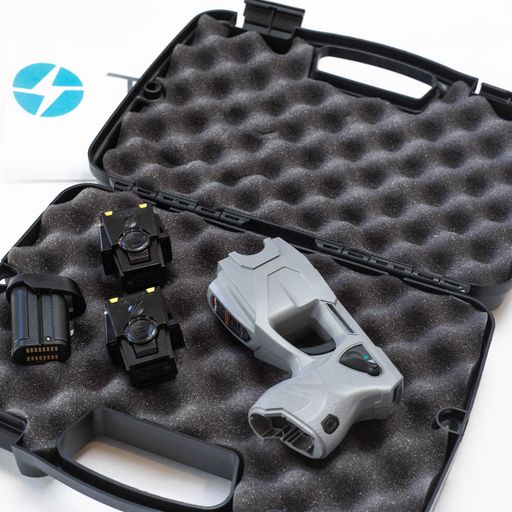 TASER® X1 Professional Series – high-performance conducted energy weapon designed for law enforcement and professional security use, offering reliable stopping power, inside case, in white background.